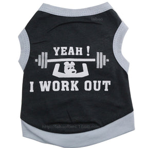 Pet Clothes Dog Clothes Cotton Sweat Weight Lifting Small Dog Pet Vest Spring And Summer - V.I.P Digital Presence