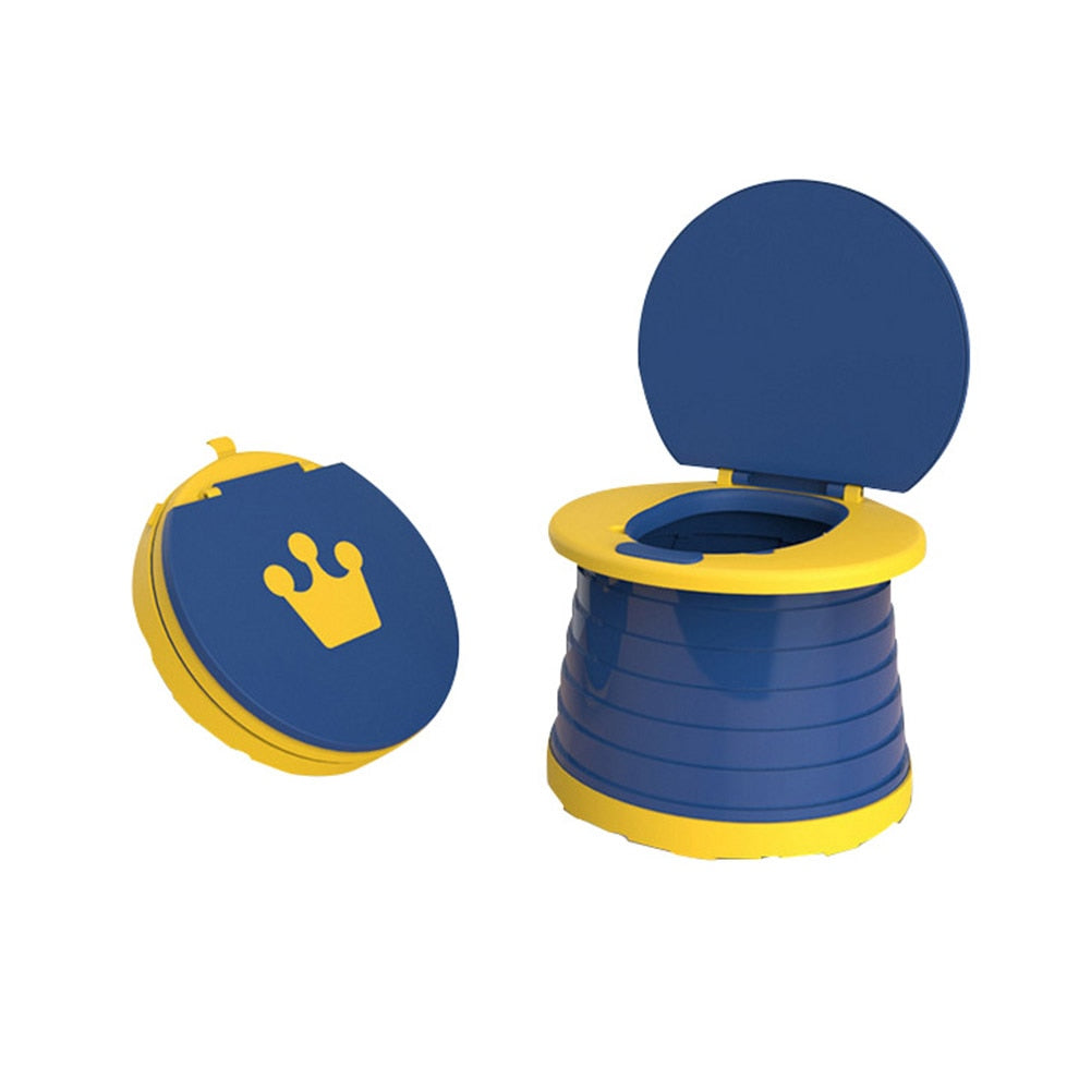 Orinal ligero para niños, asiento de inodoro, asiento de entrenamiento para ir al baño, ajustable, lavable y plegable.