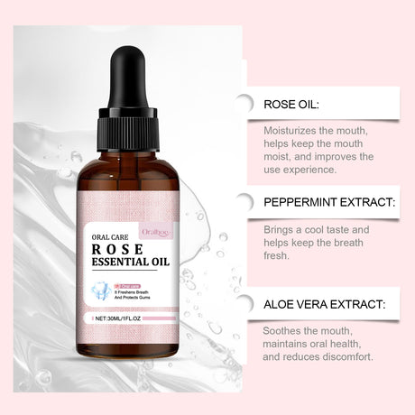 Mouth Rose Mouthwash Oral Hygiene Care Clean Tooth Stains, Gingiva And Freshen Breath - V.I.P Digital Presence