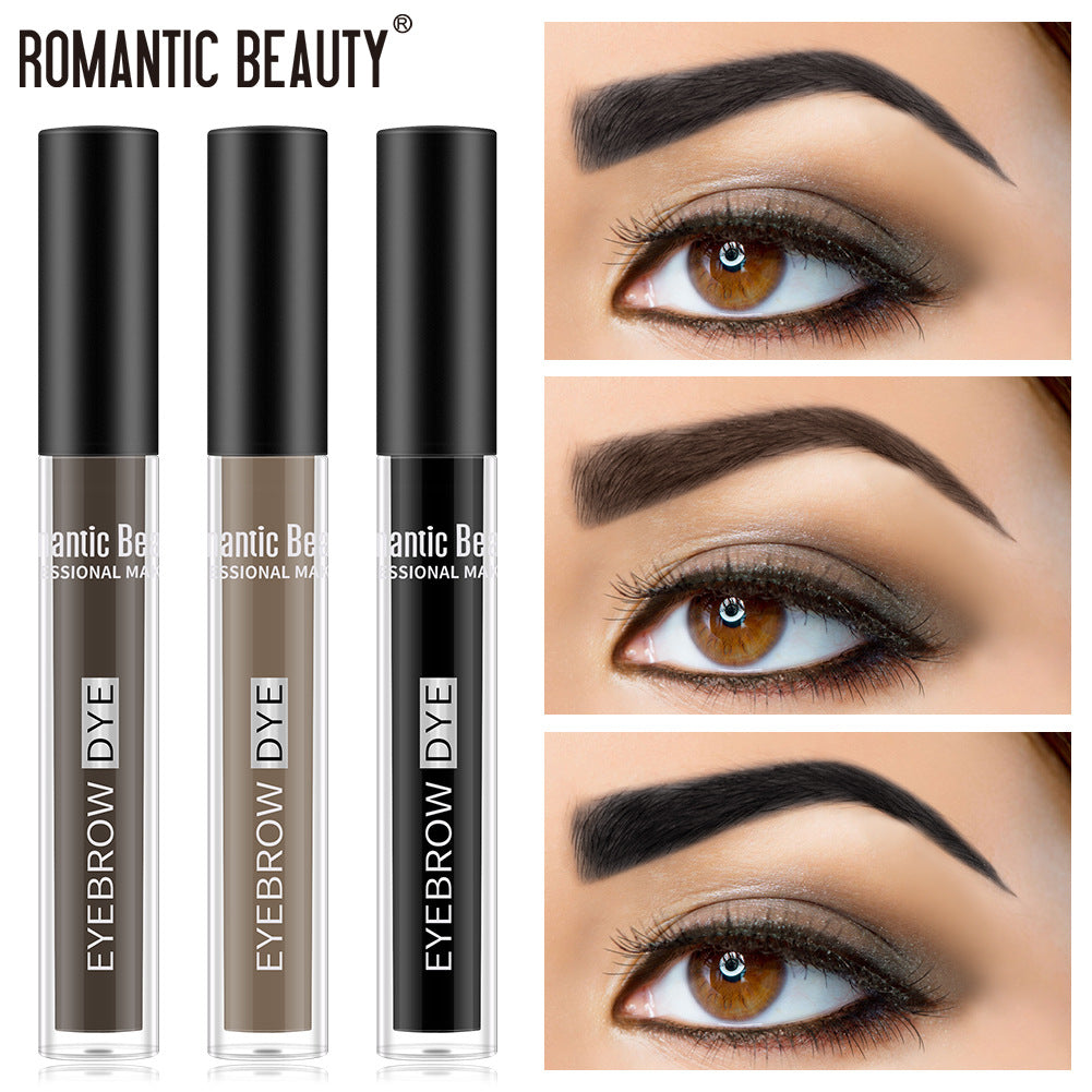 Romantic Beauty Two-Headed Brow Brush For Long-Lasting Styling Waterproof Perspiration-Proof Brow Dye - V.I.P Digital Presence