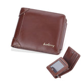 Wallet Men's Short Multi Card Position Three Fold Zipper Zero Wallet Fashion Thin Card Bag Men - V.I.P Digital Presence