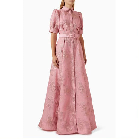 Elegant French Style Dress Vintage Charm Fashion Fitted Long Dress - V.I.P Digital Presence