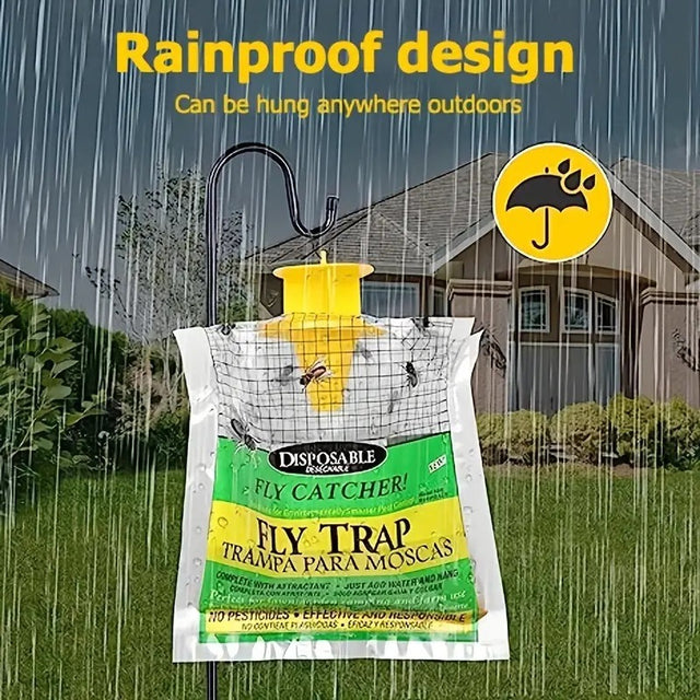 Outdoor  Fly Trap Bag The Ultimate Fly Eradicator Plants Fly Control - V.I.P Digital Presence