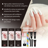 Crystal Extension Nail Set Nail Glue Simple Style Natural Three-Dimensional Modeling Nail Tool Set