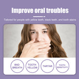 V34 Purple Toothpaste, Cleaning Bad Breath Teeth Stains Beauty Whitening Tooth Care Toothpaste - V.I.P Digital Presence
