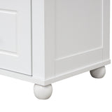 Tall bathroom storage cabinet with two drawers and adjustable shelves for independent storage - V.I.P Digital Presence