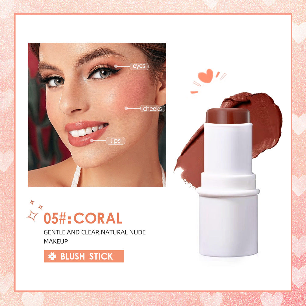 QIBEST Multifunctional Makeup Stick Highlighter Blush Contouring Balm Lip Stick Rouge Pen Lipstick - V.I.P Digital Presence