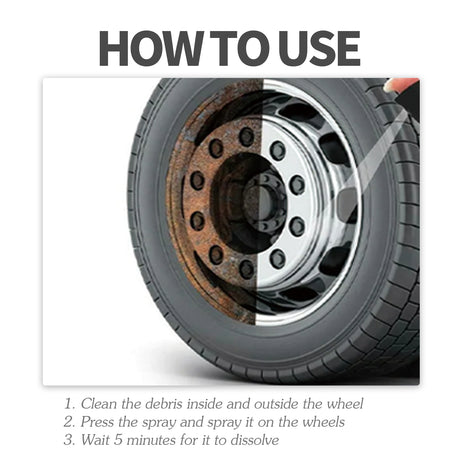 Car Brake Cleaner, Brake Disc Parts Wheel Hub Decontamination Polishing Maintenance Rust Remover - V.I.P Digital Presence