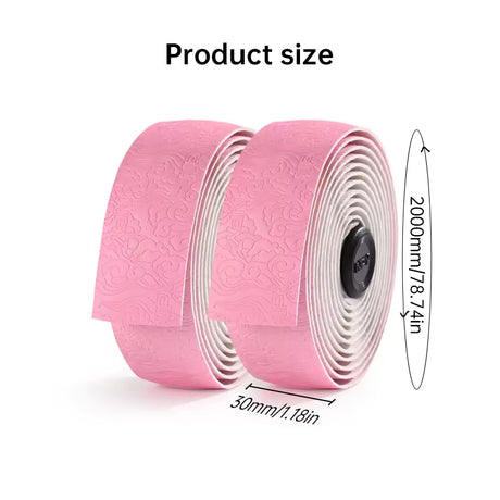 Road Bike Handlebar Tape: Double-Pinyin Cloud Pattern, Gradient Color, Comfortable, Shock - Absorbing, Breathable - V.I.P Digital Presence