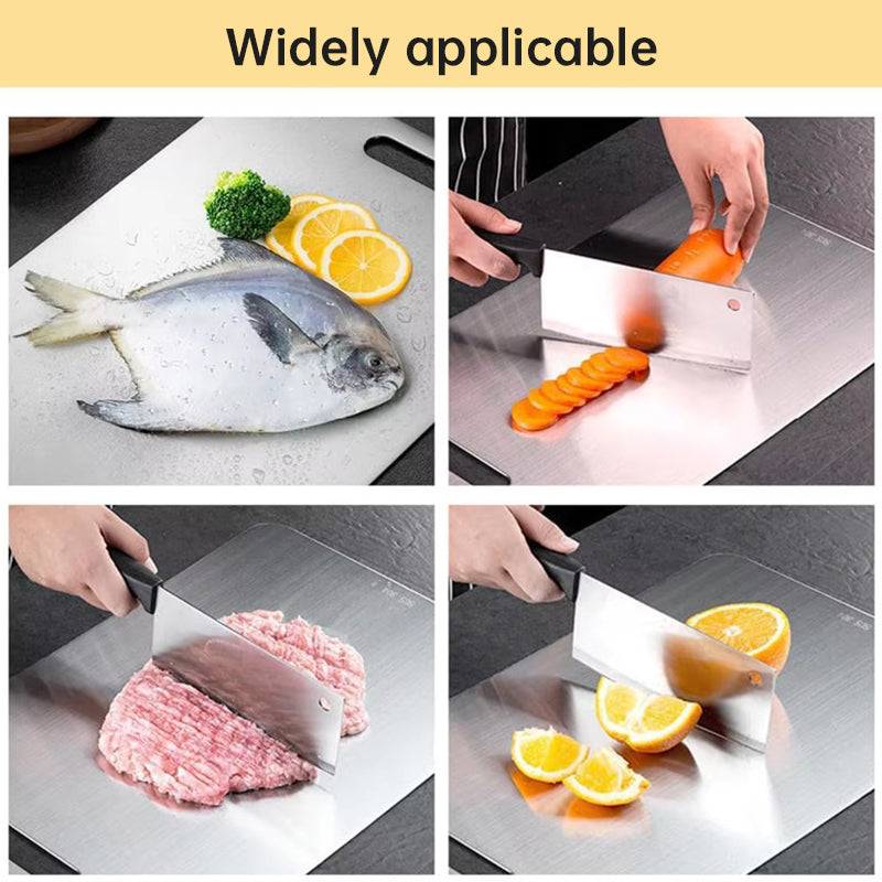 Medical - grade Pure Titanium Double - Sided Kitchen Cutting Board. Easy to clean. - V.I.P Digital Presence