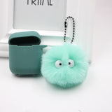 Spirited Away Dust Elf briquettes keychain pendant plush round student bag key pendant gift - V.I.P Digital Presence