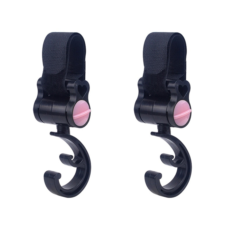 2pcs/ Baby Hanger Baby Bag Stroller Hooks Pram Rotate 360 Degree baby car seat accessories stroller organizer - V.I.P Digital Presence