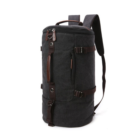 Men Travel Backpack Male Canvas Luggage Duffel Cylinder Bag Mountaineering Hiking Backpack For Men - V.I.P Digital Presence