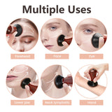 Hot Compress Bian Stone Facial Gua Sha V Face Massager Guasha Stone Wrinkle Remover Face Stone Massager - V.I.P Digital Presence