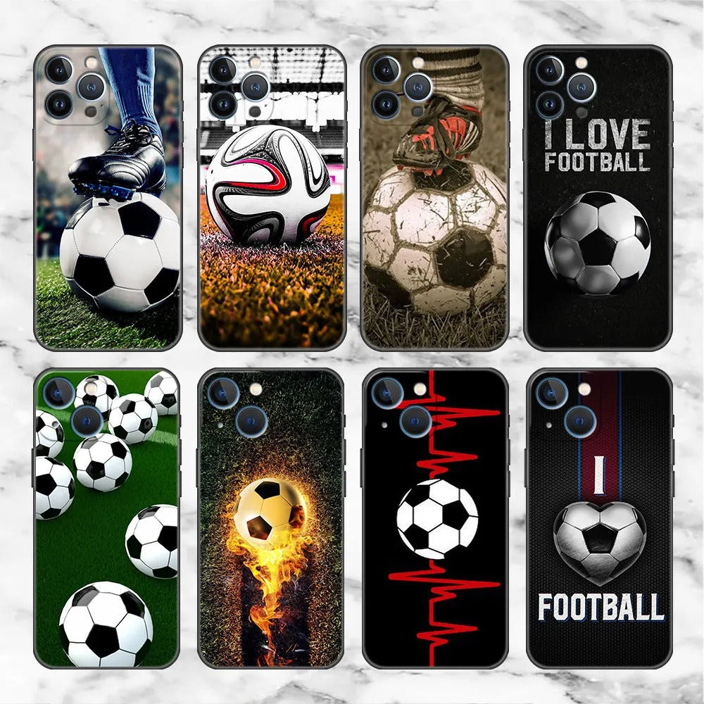 Adecuado para funda de teléfono de fútbol para iPhone 15