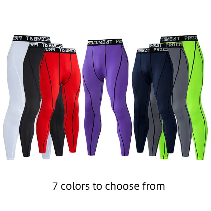 Sports fitness fast drying running tight fitting ball games training yoga base colorful pants - V.I.P Digital Presence