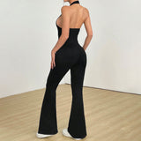 European and American hollow back tight fitting jumpsuit - V.I.P Digital Presence