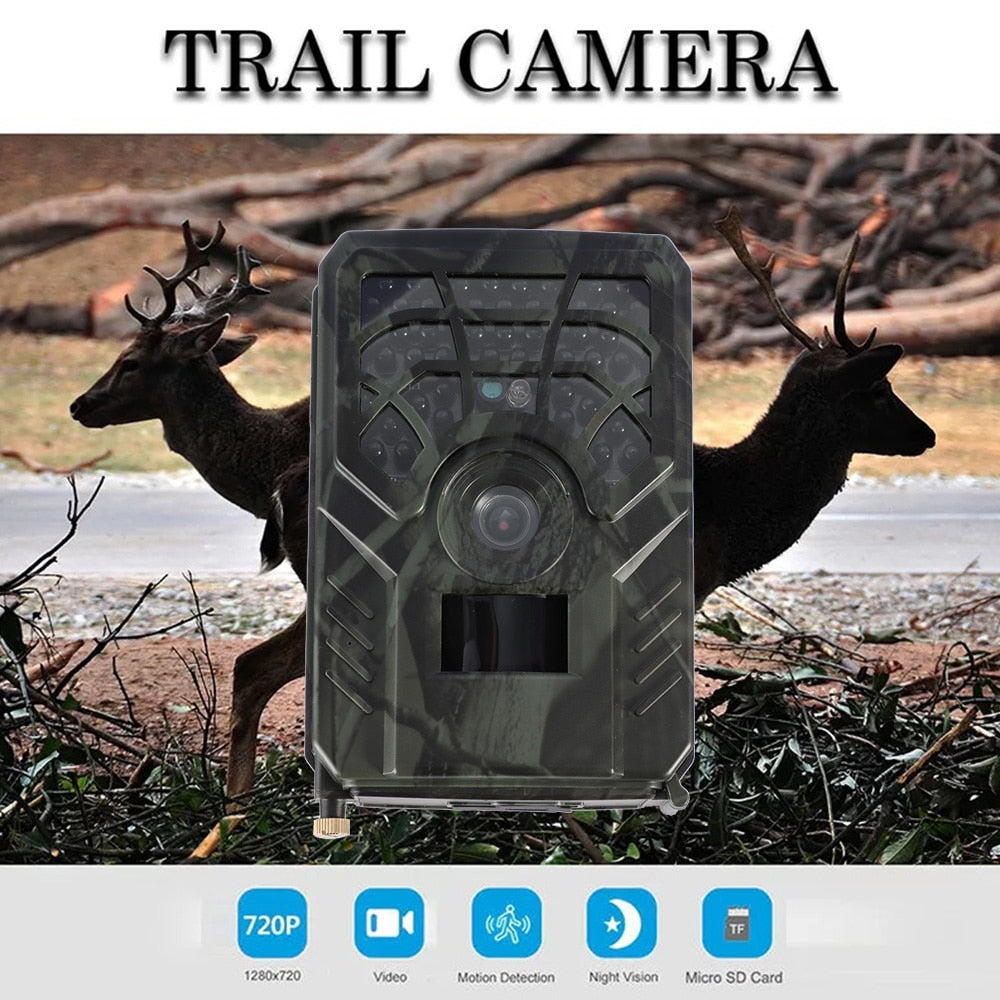 Cámara de caza al aire libre PR300C 720P, versión nocturna, para vigilancia de vida silvestre, trampas fotográficas y rastreo