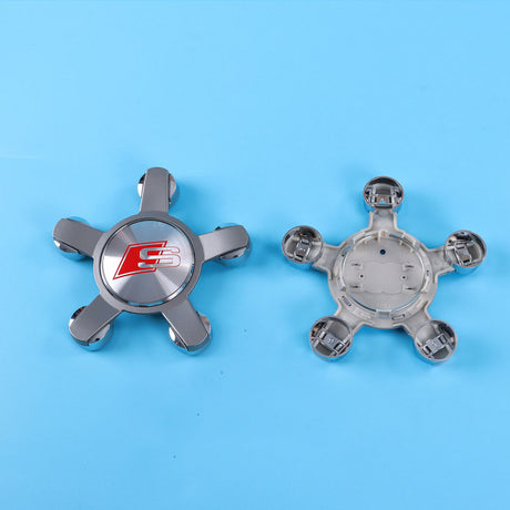 Suitable for Audi five claw wheel hub cover A4L//A5/A6L black five claw car tire center logo cover 135mm - V.I.P Digital Presence