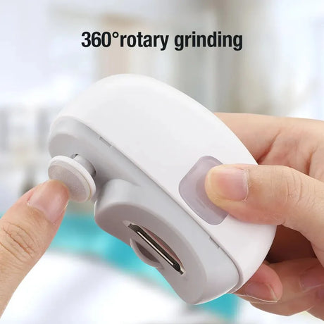 2 In 1 Electric Nail Clippers Manicure Anti-Splash Nail Trimmer For Baby Finger Toe Scissors Pedicure Thick Nails Cutter Tools - V.I.P Digital Presence