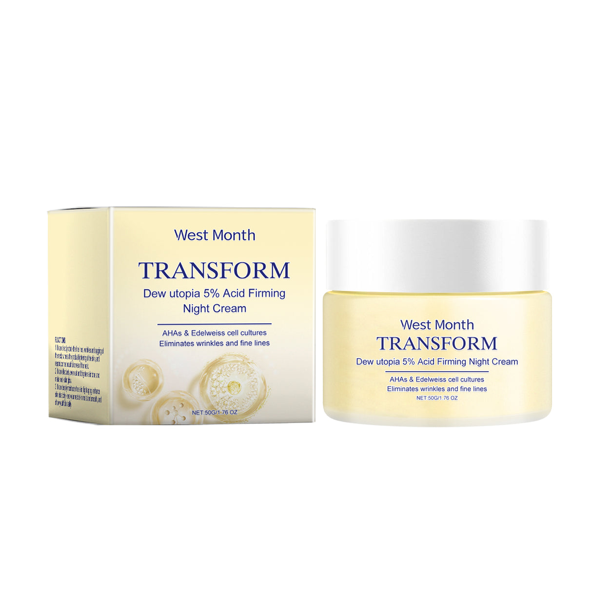Crema reafirmante que hidrata, elimina las líneas finas y mejora la elasticidad, suavidad y finura de la piel del rostro.