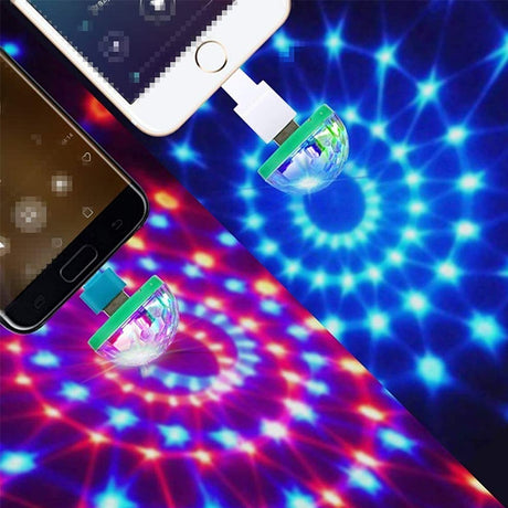 Mini USB Colorful Atmosphere Light Car USB Party Light DJ LED RGB Interior Lamp Club Disco Magic Stage Effect Portable Lights - V.I.P Digital Presence