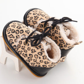 Newborn Baby Girl Boy Shoes Warm Snow Boots Toddler Infant Booties Prewalker Black White Pink - V.I.P Digital Presence