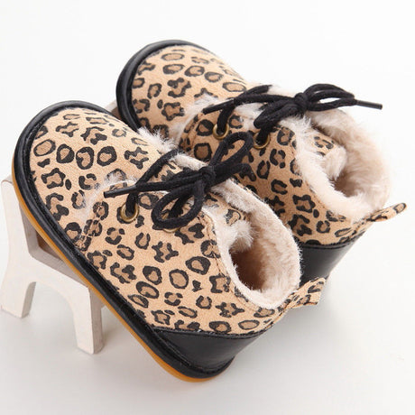Newborn Baby Girl Boy Shoes Warm Snow Boots Toddler Infant Booties Prewalker Black White Pink - V.I.P Digital Presence