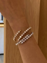 Stainless Steel Inlaid Zircon Bracelet - V.I.P Digital Presence