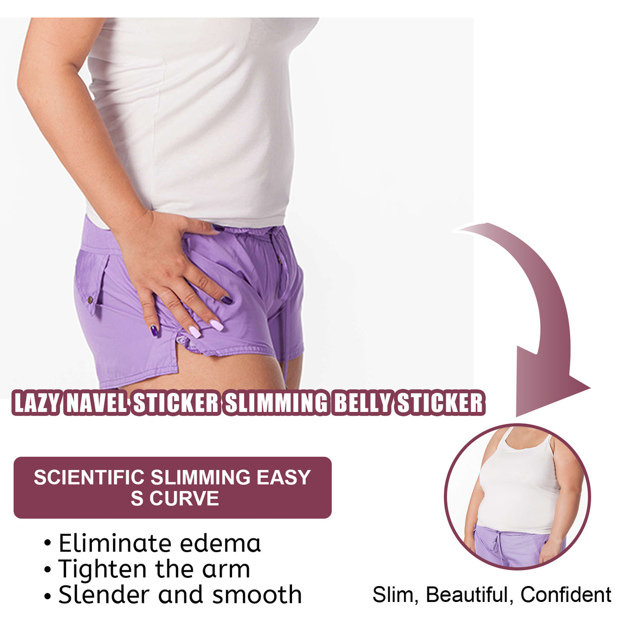 Belly Button Stick Body Skin Massage Firming Skin Thigh Muscle Belly Button Stick - V.I.P Digital Presence