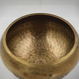 Tibetan brass singing bowl with Sanskrit – handmade meditation instrument for stress relief. - V.I.P Digital Presence