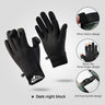 Guantes de pesca al aire libre Luya para hombre, de tres dedos, antideslizantes, de terciopelo, cálidos, a prueba de viento y frío.