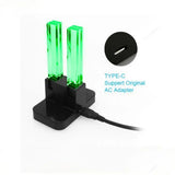 Suitable for switch charging dock Joy Con handle charging finger quad charging dock rotating light column base - V.I.P Digital Presence