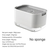 Kitchen Press Type Manual Soap Dispenser Dish washing Liquid Dispenser Storage Box Sponge Soap Dispenser - V.I.P Digital Presence