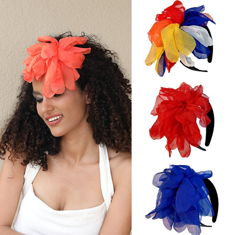 Handmade European and American headbands with versatile fabric flower hair accessories - V.I.P Digital Presence