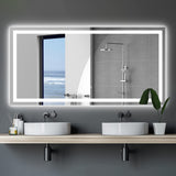72"×36" LED Mirror Light Bathroom,anti-Fog & Dimming Led Bathroom Vanity Mirror - V.I.P Digital Presence