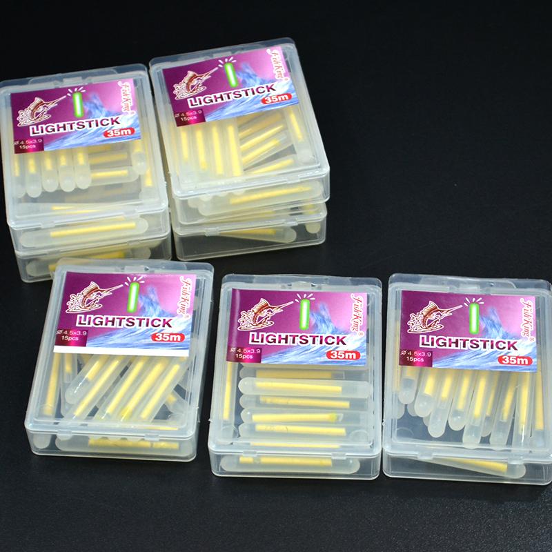 FISH KING 150pcs/lot Fishing Luminous Float 4.5*39mm Glowing Fluorescent Light Stick Night  Float For Carp - V.I.P Digital Presence