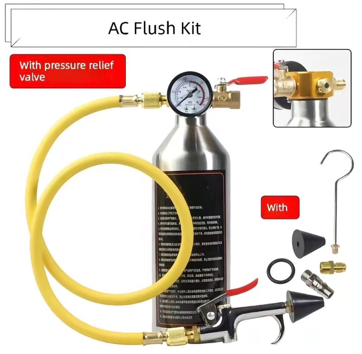 FlushPro AC Cleaning Tool Set