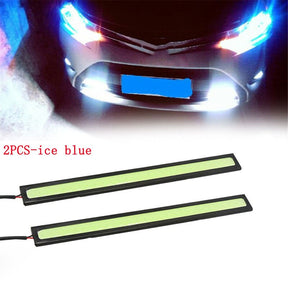 4/2Pcs 17CM Universal Car COB LED Strip Car Running Fog Lamp Driving Strip Light Waterproof 10-16V Flexible Led Strip Accessorie - V.I.P Digital Presence