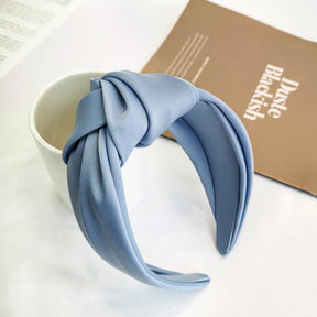 New Fashion Women Headband Adult Wide Side Solid Color Hairband Center Knot Turban Casual Hair Accessories Wholesale - V.I.P Digital Presence