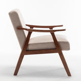 Solid wood frame living room chair, accent chair with thick backrest, casual chair Indoo - V.I.P Digital Presence