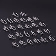 26 English letters micro inlaid zircon nose clip fake nose ring without hole puncture nose ornament - V.I.P Digital Presence