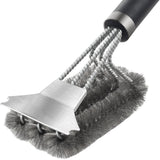 BBQ Grill Barbecue Kit Cleaning Brush Stainless Steel Kitchen Accessories Bristles Cleaning Brushes Cooking Tool Barbecue Gadget - V.I.P Digital Presence