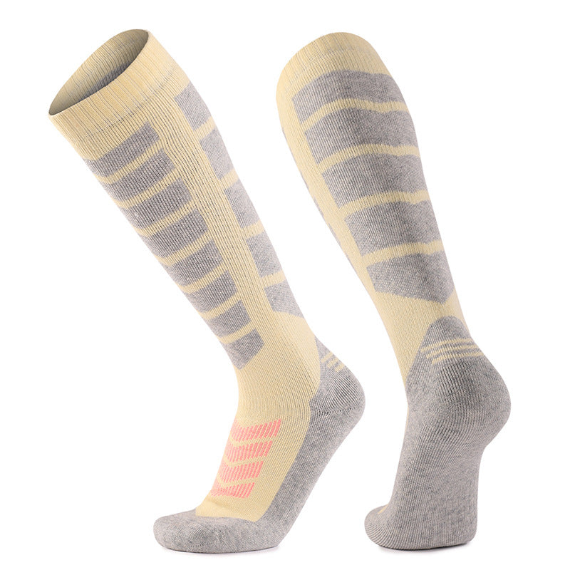 Merino Wool Socks Long Tube Professional Ski Socks Thickened Warm Full Wool Hoop Anti slip Pressure Sports Socks Breathable - V.I.P Digital Presence