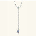 Moissanite 925 Sterling Silver Necklace - V.I.P Digital Presence