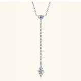Moissanite 925 Sterling Silver Necklace - V.I.P Digital Presence