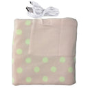 Manta calefactora eléctrica portátil con USB para coche, oficina, invierno, hogar, bebé, poliéster, 88 x 65 cm