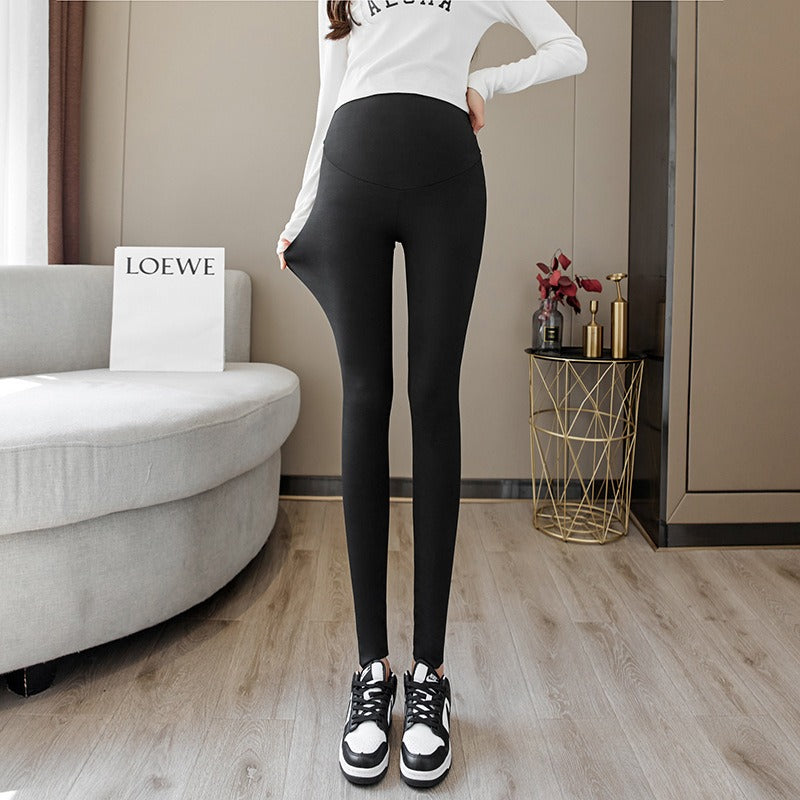 Pregnant Women's Pants Leggings Large Adjustable Barbie Pants High Elastic High Waist Outer Wear - V.I.P Digital Presence