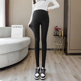 Pregnant Women's Pants Leggings Large Adjustable Barbie Pants High Elastic High Waist Outer Wear - V.I.P Digital Presence
