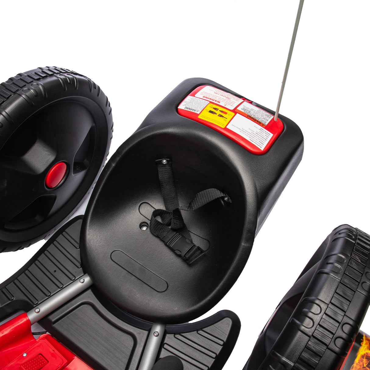 12V Kids Ride On Electric Toy,2WD,16'' exaggerated wheel,Dual handle control for 360 degree flexible steering and rotation - V.I.P Digital Presence